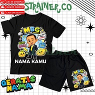 Fashion Set of Children's T-shirts, Children's Clothes, Children's Shorts, MBG Mas Bahlil, Handsome,