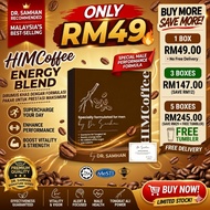 HIM & HER Coffee Dr Samhan Khas untuk Tenaga Lelaki & Wanita,Kopi Herba Lelaki & Tongkat Ali Halal H