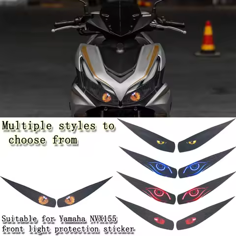 Motorcycle Headlight Sticker For YAMAHA NVX155 NVX 155 AEROX 155 2015-2024 Head Light Pegatinas Guar