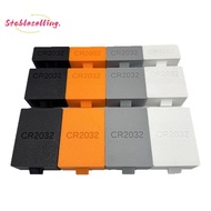 STABLESELLING CR2032 Battery Box, Portable 10/20/30 Hole Coin Cell Battery Storage ,  Plastic Small 