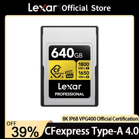 Lexar CFexpress Type A 4.0 Card CFeA Gold Memory Card 1TB 640GB 256GB 512GB for Sony Cfa Camera