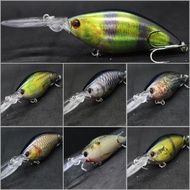 wLure 11cm 18.5g RealSkin Painting Cutting Blade Hooks Deep Diver 4-5 Meters Tight/Fast Action Crank