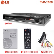 LG Mini DVD Player System Karaoke Player 1080p Full HD DVD -2608 With Remote Control
