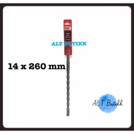 MATA KUGEL SDS PLUS CONCRETE DRILL BIT 14 x 260 mm | ELECTRIC HAMMER DRILL BIT 14mm x 260mm