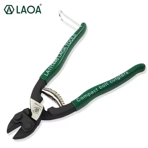 LAOA 8 inch Handheld Wire Cutter Industrial Cr-Mo Steel Cutter Pliers Compact type Bolt Cutter Made 