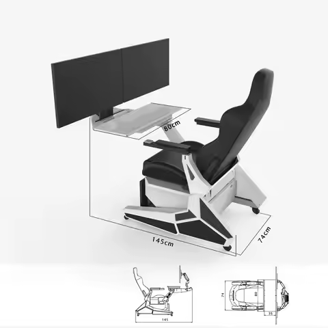 EASE POD PRO new design Comfortable Recline Workstation Computer Cockpit Zero Gravity workstation ea