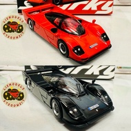 Lee's Toy Sparky 1/64 Porsche Dauer 962 Leman Racing Red Black Mini Gt
