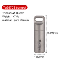 Tiartisan | Tiartisan Titanium Mini EDC Tools Portable Sealed Medicine Bottle Home Outdoor Pill Box 