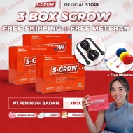 S-Grow Peninggi Badan 3 Box ( Free Skipping &amp; Meteran ) New Stock