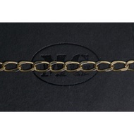 Mujin Jewelry Material DIY Copper Flat Round Wire Side Chain Width About 4.5MM BA268 @ 100cm