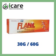 FLANIL ANALGESIC CREAM 30G / 60G ( EXP DATE : 2028 )