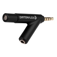 Dayton Audio iMM-6 Calibrated Measurement Microphone สำหรับ iPhone iPad Tablet และ Android สีดำ
