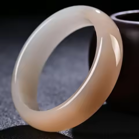 Lotus Powder is circle quartz jade bangle girl ins wind bangle