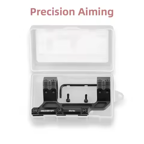 DISCOVERY Precision 20MOA Tactical 34mm 30mm Scope Mount Rings Fit 20mm Picatinny Rail One Piece Sco