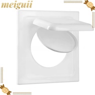 MEIGUII Air Conditioner Air Outlet, Plastic Square Shape Dual Door Dryer Vent Cover, Useful Easy Ins