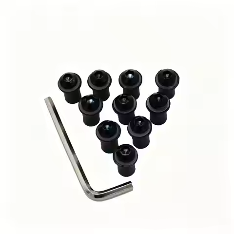 Boulon De Pare-brise M5, Vis De Montage De Pare-brise, Rondelle d'Écrou Pour Kawasaki Ninja Honda CB