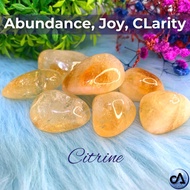 FREE FORM Tumbled Citrine [ABUNDANCE, JOY, CLARITY] Polished Natural Stones Citrine Stone Crystal St