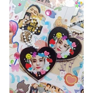 NCT heart frame keychain (only Jaemin and Doyoung)