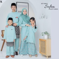 KURUNG SOFEA DUSTY GREEN | Sedondon Raya | Baju Raya 2023 | Sedondon Family | Sedondon Ibu Anak | Se