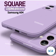 KK Samsung Galaxy A04 A04e Square Liquid Cover For Samsung Galaxy A04 A 04 S A04S SamsungA04 4G 5G B