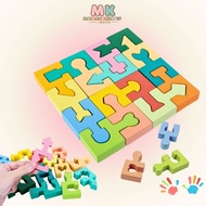 MK121 Puzzle Shape Toy EDUCATIONAL TOY/ CHUNKY SHAPE PUZZLE/ MONTESSORI/