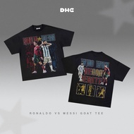 DMC Ronaldo Vs Messi "Who Won The Goat Debate?" Soccer Oversized T-Shirt