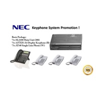 NEC SL2100 Keyphone System 3 Trunks & 8 Extension Basic Package