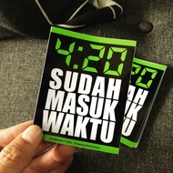 C23 420 Already Entered Time sticker