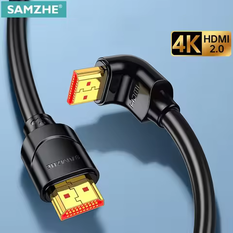 SAMZHE HDMI Cable Angle 4K 90/270 Degree HDMI Cord 2.0 High Speed 4K@60Hz HD 3D 1080P ARC Compatible