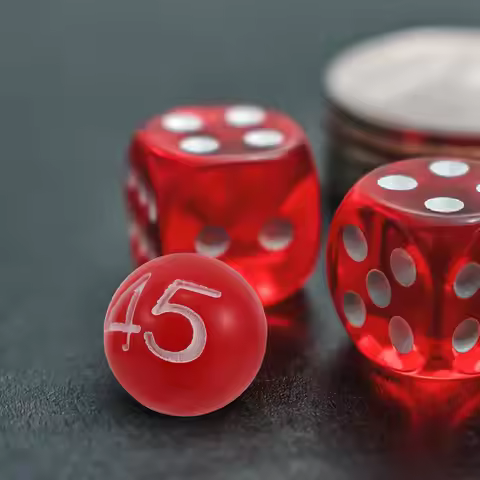 1 Bag Of Colorful Bingo Game Balls For Lottery Drawing Numbered Raffle Replacement Carnival Prize Pl