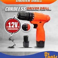 12V Li-ion Cordless Rechargeable Electric Power Tool Drill c/w Double Battery