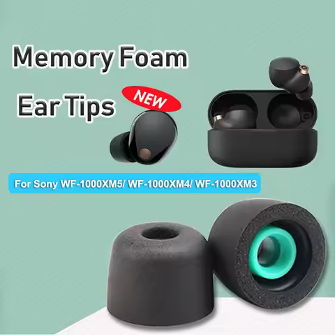 For Sony WF-1000XM5 WF-1000XM4 WF-1000XM3 Memory Foam Ear Tips Ear Cushion Replacement Earphone Earp