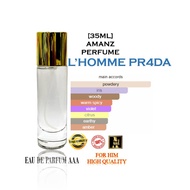 PERFUME L'HOMM3 PR4DA (AMANZ PERFUME) [35ML] EAU DE PARFUM MINYAK WANGI EDP
