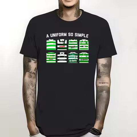 Uniform So Simple Celtic Glasgow T-Shirt heavyweights Aesthetic clothing t shirts for men cotton for