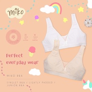 Miko Bra C404 - 95%Cotton 5%Spandex/ Singlet Bra/ Lightly Padded/ Junior Bra/ Young Adult