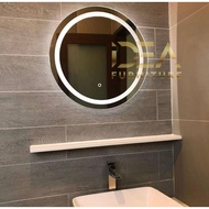 SMART MIRROR | CERMIN BULAT LED TOUCH | CERMIN KAMAR MANDI WASTAFEL