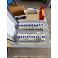 10-36WAY 40A/63A METAL CLAD MCB BOX DB SET C/W CHINT/SAFETY 1P MCB & 2P ELCB & 2P MCB