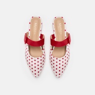Mellowco Ivy Pop รองเท้าเปิดส้นหัวแหลม Polka Dot M6-E5021