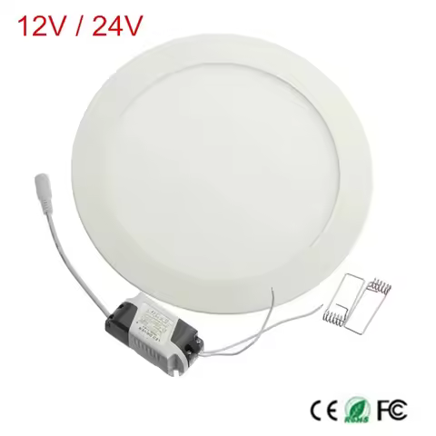 AC/DC 12V 24V led downlight 3W 4W 6W 9W 12W 15W 25W Recessed Ceiling Panel Indoor Spot Down Light 12