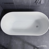 Acrylic Concubine Small Apartment Installation Hotel Bathtub Movable Adult Independent Children Smal