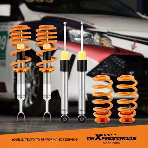 MaXpeedingrods Street Coilover Kit for AUDI A4 B6 B7 (8E) CABRIO 2WD / QUATTRO Adjustable Coilovers 