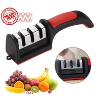 Professional 3-stage Knife Sharpener Manual Kitchen Knife Sharpening Tool For All Knives F6k8