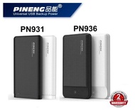 100% Original Pineng Pn-936 / PN-931 PowerBank 10000Mah PN936/PN931