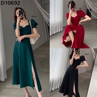 Shall We Dance Silky Slit Dress D10692