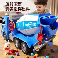 New Product~Alloy Engineering Toys Oversized Boy Concrete Mixer Truck Toys Can Discount 3 Years Old 