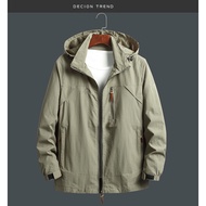 Middle-aged Elderly Men 2022 Autumn New Style Jacket Hooded Jacket 45 Years Old 50 Years Old 55 Year