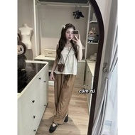 Women's Clothes, Luxurious Women's Clothes Set with Large 2-Piece Shirt Mixed with Simple, Easy-To-W