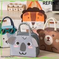 REFINEMENT Insulated Lunch Box Bags, Thermal Thermal Bag Cartoon Stereoscopic Lunch Bag,  Portable Lunch Box Accessories  Cloth Tote Food Small Cooler Bag