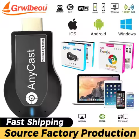 1080P M2 Plus HDMI-compatble TV Stick WIFI Display TV Dongle Receiver Anycast DLNA Share Screen for 