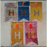 Happy Birthday Banner/Glitter Banner/Laser Banner/Birthday Banner